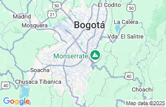 Map of Bogota