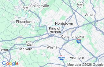 Map of King Of Prussia