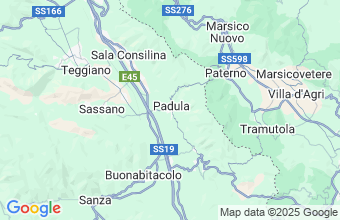 Map of Padula