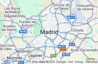 Map of Madrid