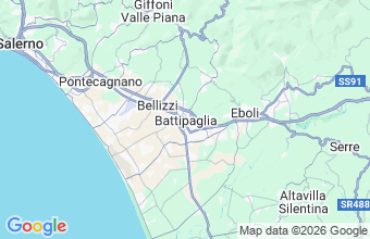 Map of Battipaglia