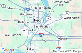 Map of East Peoria