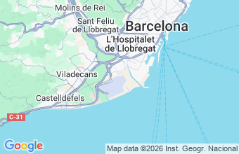 Map of EL PRAT DE LLOBREGAT