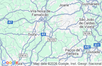 Map of Santo Tirso