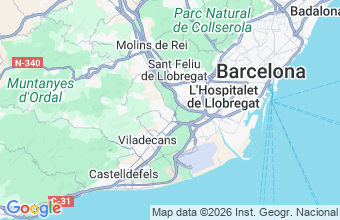 Map of Sant Boi De Llobregat