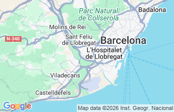 Map of Cornella De Llobregat