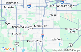 Map of Merrillville