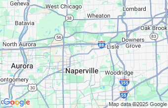 Map of Naperville