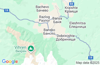 Map of Bansko