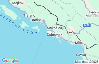 Map of Dubrovnik