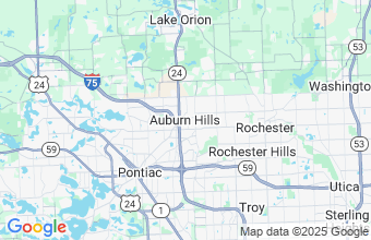 Map of Auburn Hills