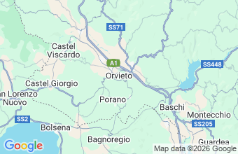 Map of Orvieto