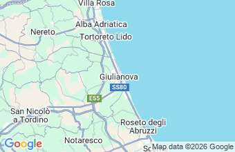 Map of Giulianova