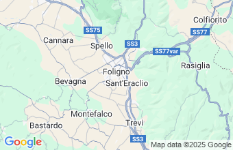 Map of Foligno