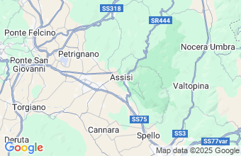 Map of Assisi