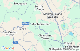 Map of Montepulciano