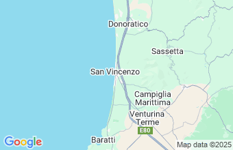 Map of San Vincenzo