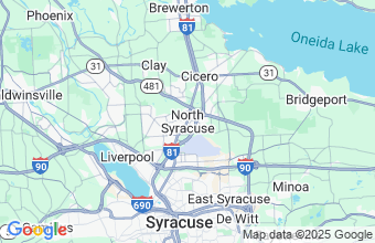 Map of North Syracuse