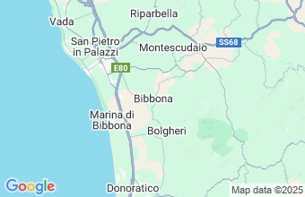 Map of Bibbona