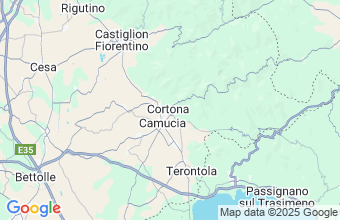 Map of Cortona