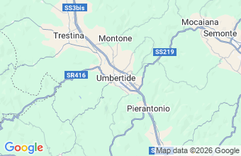 Map of Umbertide