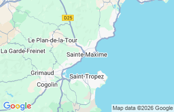 Map of Sainte-Maxime