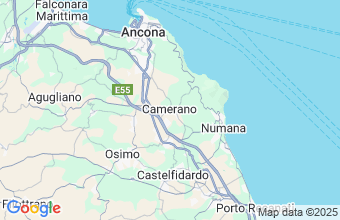 Map of Camerano