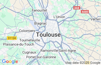 Map of Toulouse
