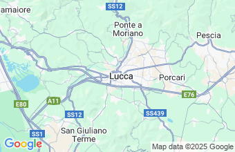 Map of Lucca