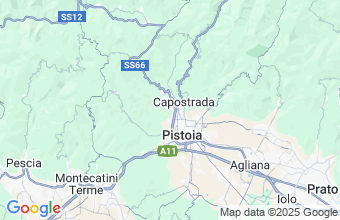 Map of Pistoia
