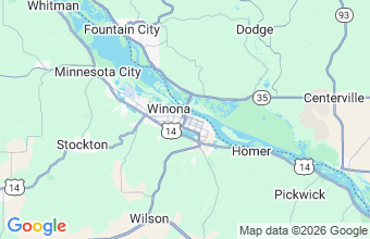 Map of Winona