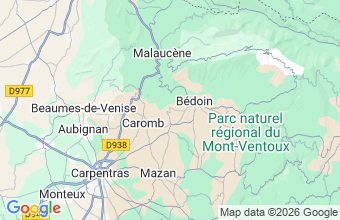 Map of Crillon Le Brav