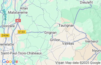 Map of Grignan