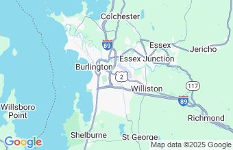 Map of South Burlington