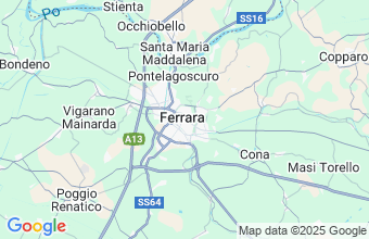 Map of Ferrara
