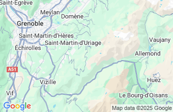 Map of Chamrousse