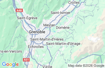 Map of Gieres