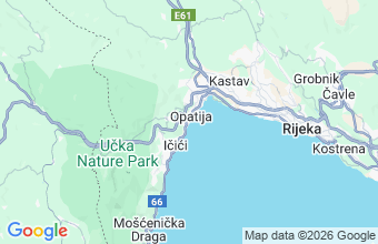 Map of Opatija