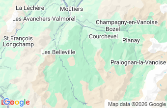Map of Meribel