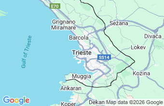 Map of Trieste