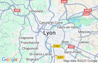 Map of Lyon