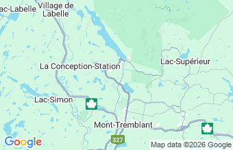 Map of Mont-Tremblant