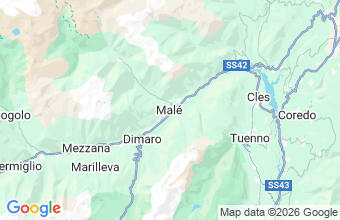 Map of Trento Male