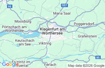 Map of Klagenfurt