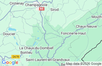 Map of Chaux-Des-Crotenay