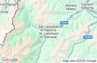 Map of St Leonhard in Passeier