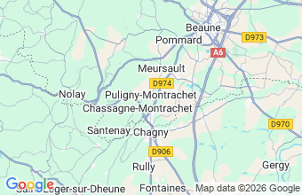 Map of Puligny-Montrachet