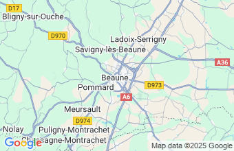 Map of Beaune