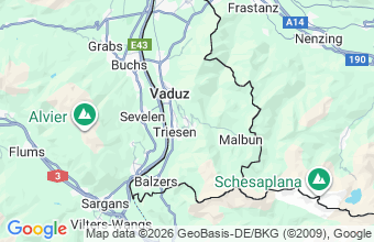 Map of Triesenberg