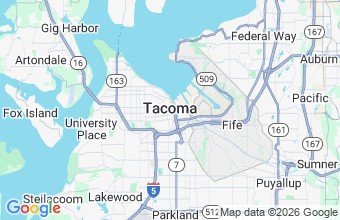 Map of Tacoma